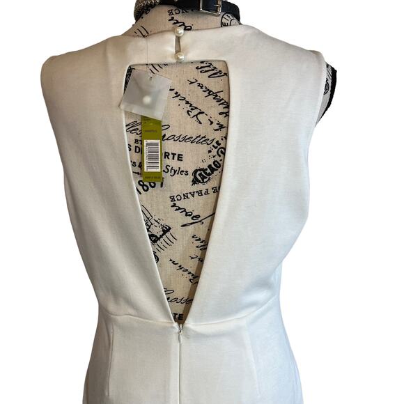 Giani Bini Black White Open Back Dress Large NWT - Picture 2 of 6